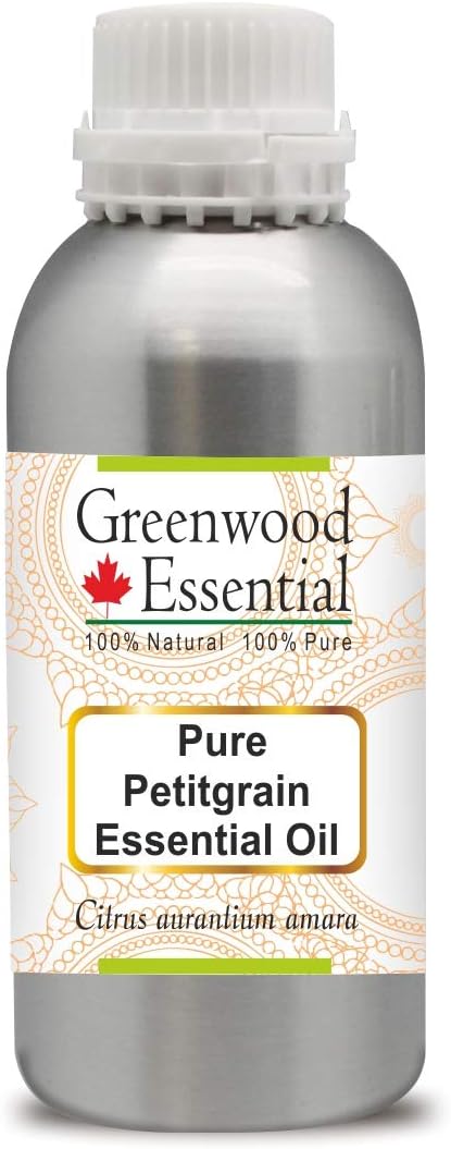 Greenwood Essential Pure Petitgrain Essential Oil (Citrus aurantium Amara) Steam Distilled 300ml (10.1 oz)