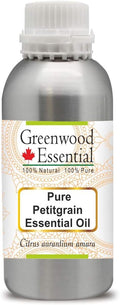 Greenwood Essential Pure Petitgrain Essential Oil (Citrus aurantium Amara) Steam Distilled 630ml (21.3 oz)