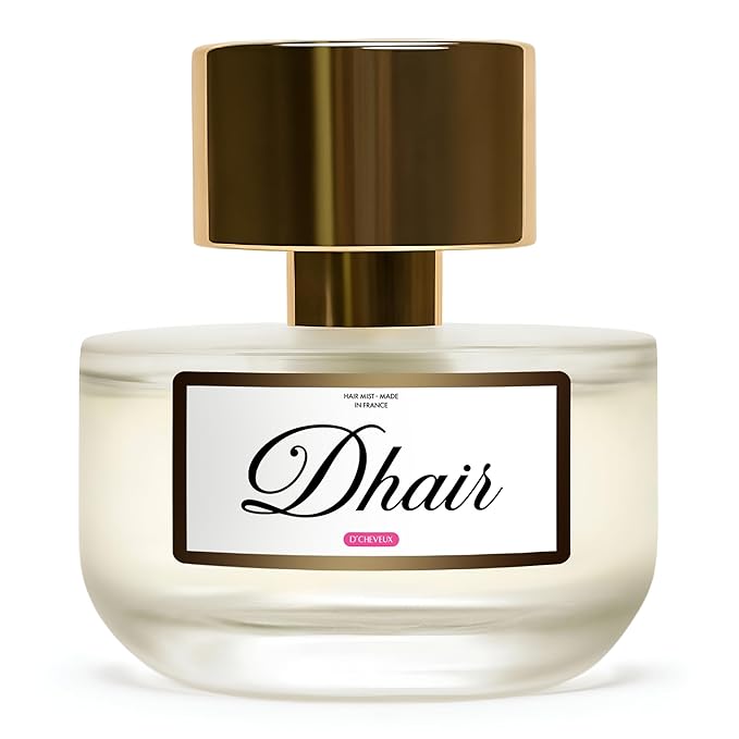 D'Cheveux Hair Perfume Mist for all hair types. Long- lasting fragrance with Jasmine, vanilla, coconut & caramel scent. Infused with Argan Oil for hydration, nourishment & shine Luxury perfume, 50ml