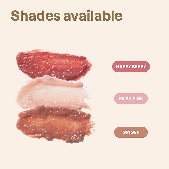 ATTITUDE Oceanly Sheer Lip Gloss Stick, EWG Verified, Titanium Dioxide-Free, Vegan Makeup & Beauty, Cruelty-Free, Plastic-Free, Silky Pink, 0.12 Ounces