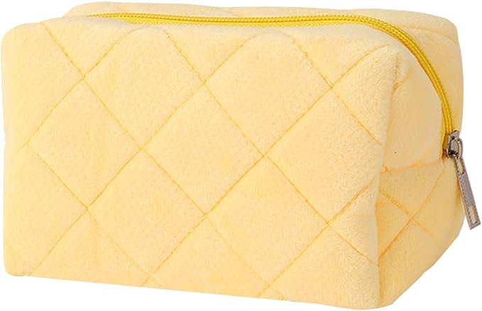 Makeup Bag Small Cosmetic Bags for Purse Women Girls Y2k Checkered Simple Make Up Pouch