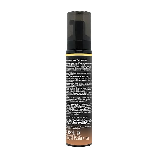 Dolahair Lace Glue Kit - Complete Set with Lace Tint Mousse, Wig Installation & Melting Spray(Medium Brown)