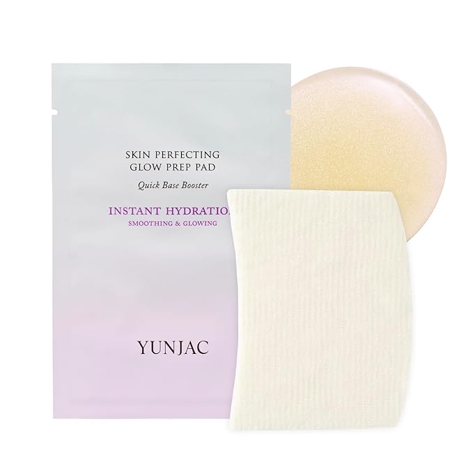 Skin Perfecting Glow Prep Pad (45pads) – Vegan Cotton Toner Pads for Smooth Texture & Makeup-Ready Ready glass skin – 3 Pads x 15ea