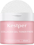 Collagen Gel Toner Pad for Face - Skin Firming,Improvin Elasticity,Pore Minimizer,Soothing Hydration, Gentle Exfoliating Face Pads,60 Pads