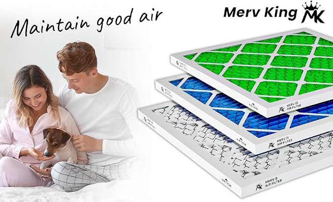 MervKing 20x20x1 Air Filter Actual Size: 19.7" x 19.7" x 0.75" MERV 11 MPR - Image 7