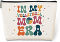Volleyball Mom Cosmetic Bag in My Mom Era Travel Makeup Bag Mom Gifts Mother Gifts Volleyball Stuff Organizer Bag Volleyball Gifts for Mom Mam Mother Mommy Mama Women Female Mothers Day Birthday