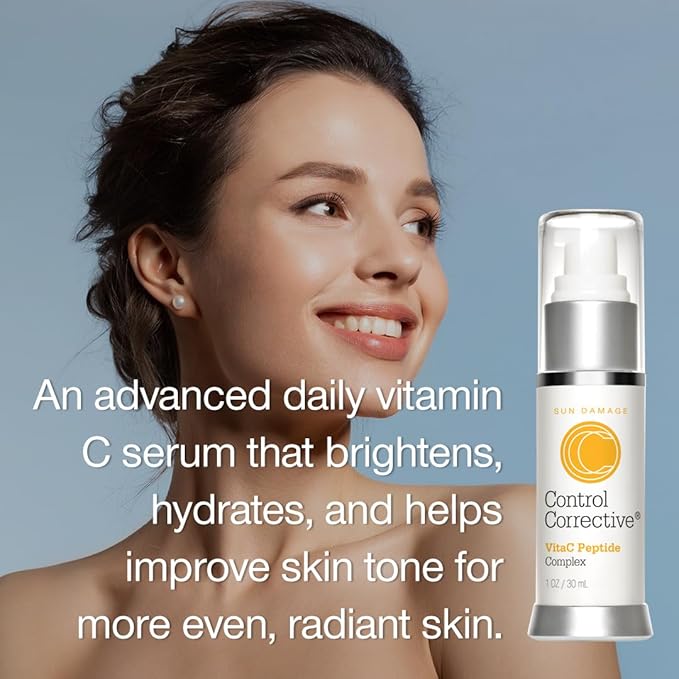 CONTROL CORRECTIVE VitaC Peptide Complex, Skin Hydration and Collagen Production Serum
