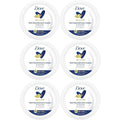 Dove Body Love Rich Nourishment Cream, Face, Hand & Body Lotion for Extremely Dry Skin, Fast-Absorbing 72-Hour Moisturizing Cream with Ceramide Serum, Travel Size, 2.53 Oz (Pack of 6)
