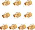 10-Pack EFIELD Barb Crimp Pex 3/4 Inch x 3/4 Inch NPT Male Adapter NPT Brass by EFIELDPEXTUBING