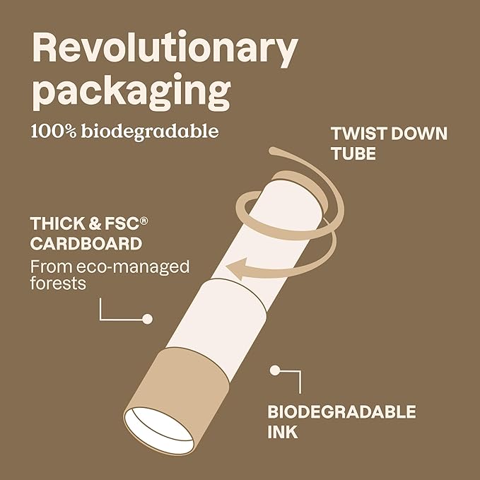 ATTITUDE Oceanly Light Coverage Under Eye Concealer Stick, Titanium Dioxide-Free, EWG Verified, Plastic-Free, Vegan & Cruelty-free Makeup, Dune, 0.2 Ounces