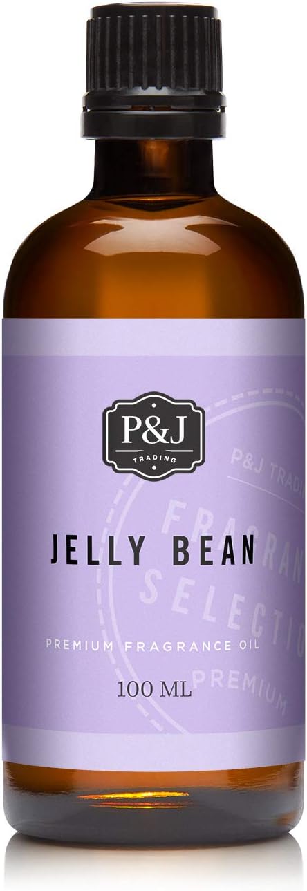 P&J Trading - Jelly Bean Scented Oil 100ml - Fragrance Oil for Candle Making, Soap Making, Diffuser Oil