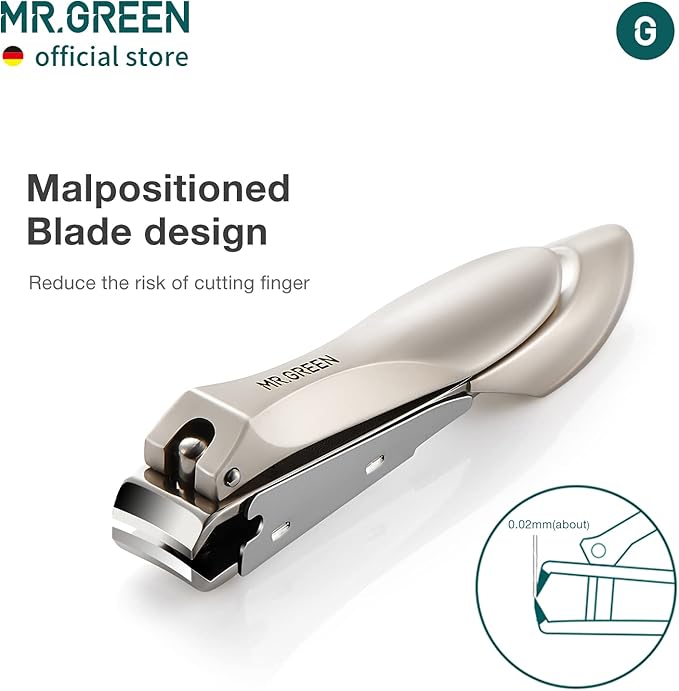 MR.GREEN Baby Safety Nail Clippers Nail Care Clippers Fingernail Cutter Newborn Baby Convenient Nail File Manicure Tools (Baby Nail Clipper)