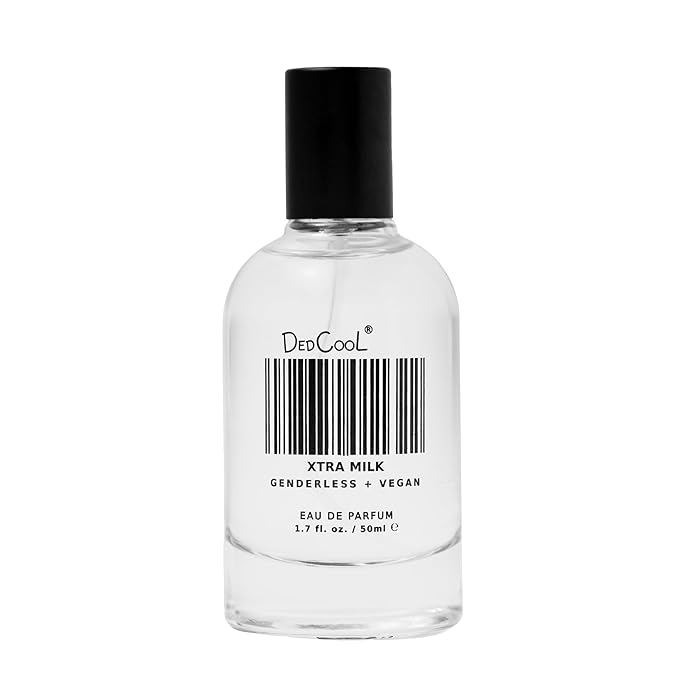 DedCool Eau de Parfum | Xtra Milk | Genderless Luxury Fragrance with Bergamot, White Musk & Amber | Non-Toxic, Vegan | Long Lasting Perfume for Men & Women | Clean, Sophisticated Aroma | 1.7 fl. oz.