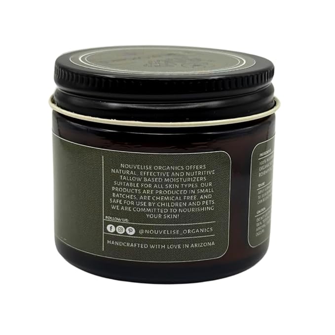 Essence - Whipped Tallow Moisturizer - Neroli (Sweet Orange) - 100% Natural Grass-Fed Tallow & Organic Jojoba. Chemical-Free. Face & Body for Dry, Sensitive & Eczema-Prone Skin. 1.7 oz