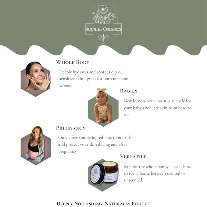 Lumberjack - Whipped Tallow Moisturizer - Cedarwood, Black Pepper, Vetiver, Juniper - 100% Natural Grass-Fed Tallow & Organic Jojoba. Chemical-Free. For Dry, Sensitive & Eczema Prone Skin.- 0.7oz