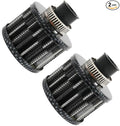 MUGE RACING 2Pcs Air Filter Cold Air Intake Filter Breather 12mm Valve Cover by MUGERACING