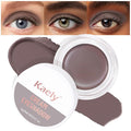 evpct Matte Chocolate Dark Brown Single Cream Eye Shadow Palette Pot Makeup for older Women, Highly Pigmented Monochrome Cream to Powder Eyeshadow Palette Matte Liquid eyeshadow, Natural Waterproof