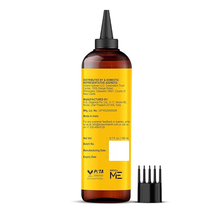 Botanic Hearth Batana Oil for Hair & Scalp – 100% Raw, Pure & Natural from Honduras, Nourishing Hair Growth & Scalp Care Oil – 6.7 fl oz / 198 ml