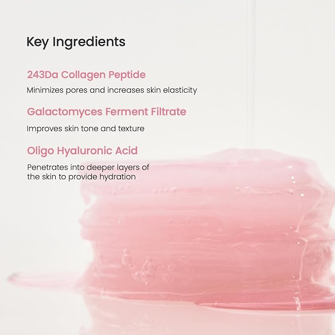 Biodance Collagen Gel Toner Pads, Pore Minimizer for Face, Improving Elasticity, Gentle Exfoliating Toner Pads for Sensitive Skin, Korean Skincareㅣ4.93 fl.oz.(140g)*60Pads