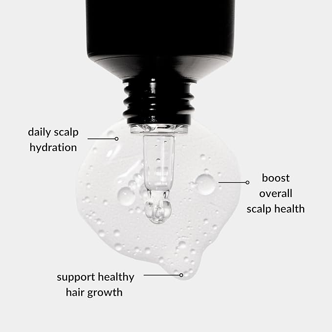 Love Ur Curls - Healthy Scalp Serum Growth Hair Activator, Turmeric & Basil Extracts for Deep Moisturizing and Thicker Full Hair, Vegan, 50mL