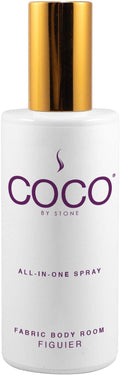 COCO by Stone 5oz All-in-One Spray (Figuier) Shake & Spray Formula for Fabric, Pillows, Interiors, Clothing, Home Fragrance Accessories, Room Perfume, Room Deodorizer, Vegan & Cruelty-Free