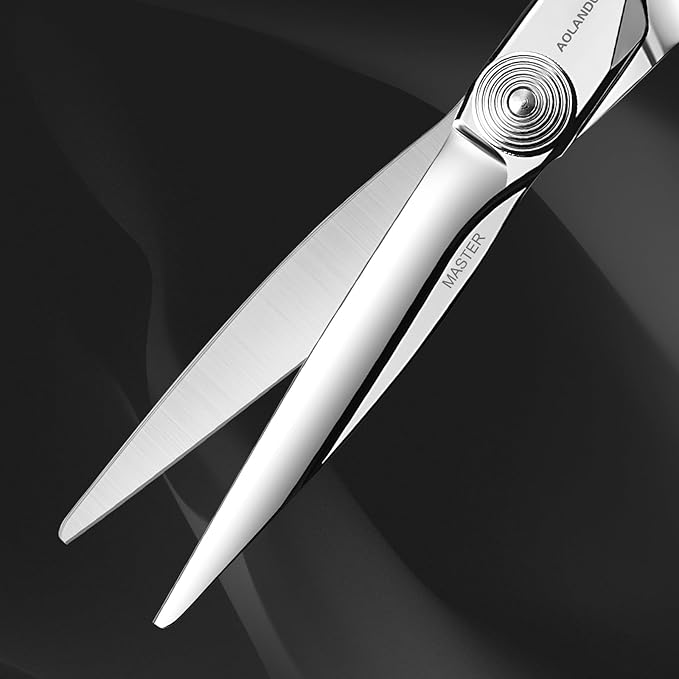 Master Series Hair Cutting Scissors - VG10 Steel, Razor Edge, Ergonomic - 1 Pc, 6 in