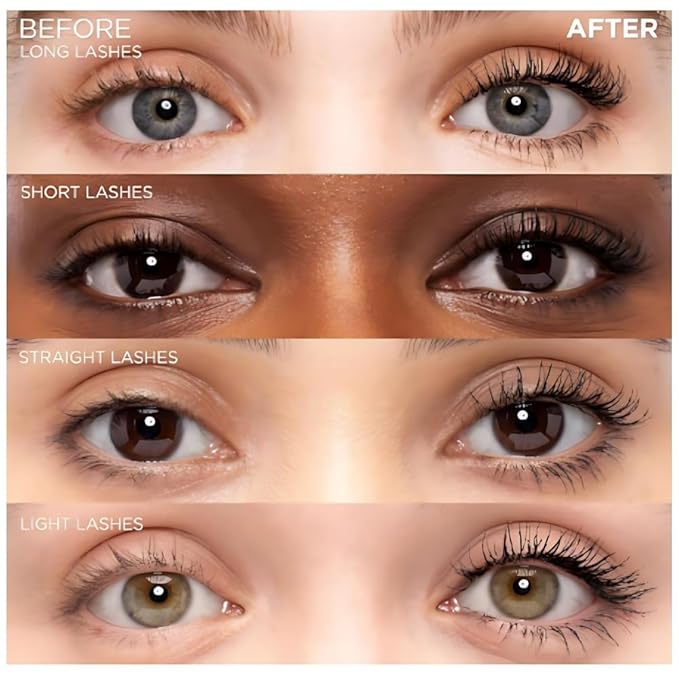 ForChics- Nourishing Eyelash Growth Mascara - Volumizing & Lengthening, Moisturizing Black Formula for Sensitive Eyes, Enhances Thickness & Health