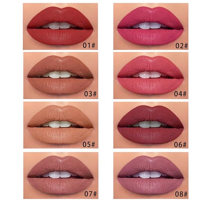 Kaely 3Pcs Pink Rose Pink Orchid Longwear Liquid Lip Liner Waterproof, 24 Hour Long Lasting Lip Liner Stain Marker Pen, 2-in-1 Matte Semi Permanent Lipliner & Lipstick, 02+04+08