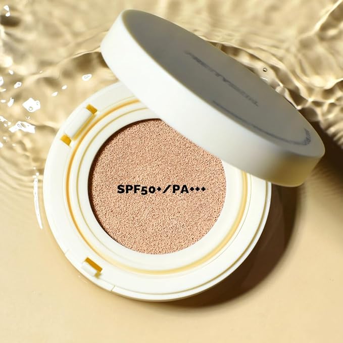 PRETTYSKIN Moisturizing Glow Sun Cushion Foundation SPF50+ / PA+++ with Refill (23 Beige, 15g+15g)