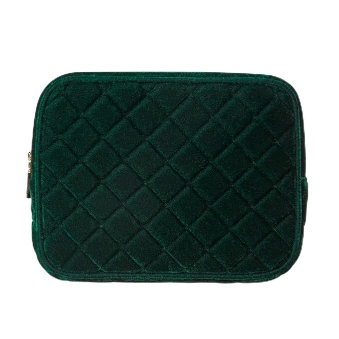 Conair Women's Double Zip Organizer-Toiletry Travel Bag-Makeup-Gifts for Her, Evergreen, 1 Count (Pack of 12)