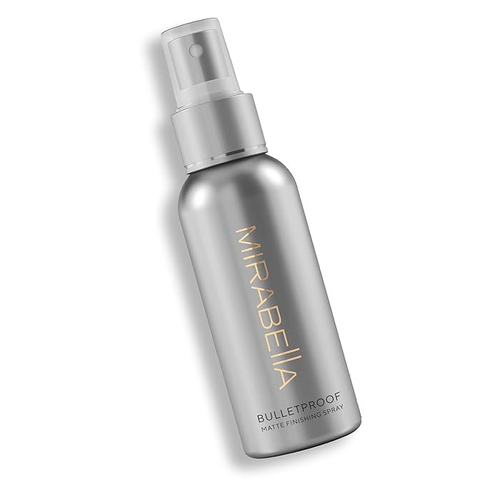 Mirabella Bulletproof Matte Setting Spray for Makeup, Finishing Spray for Makeup Locks in Foundation with a Weightless, Long-Lasting Finish, Setting Spray for Oily Skin is Suitable for All Skin Types