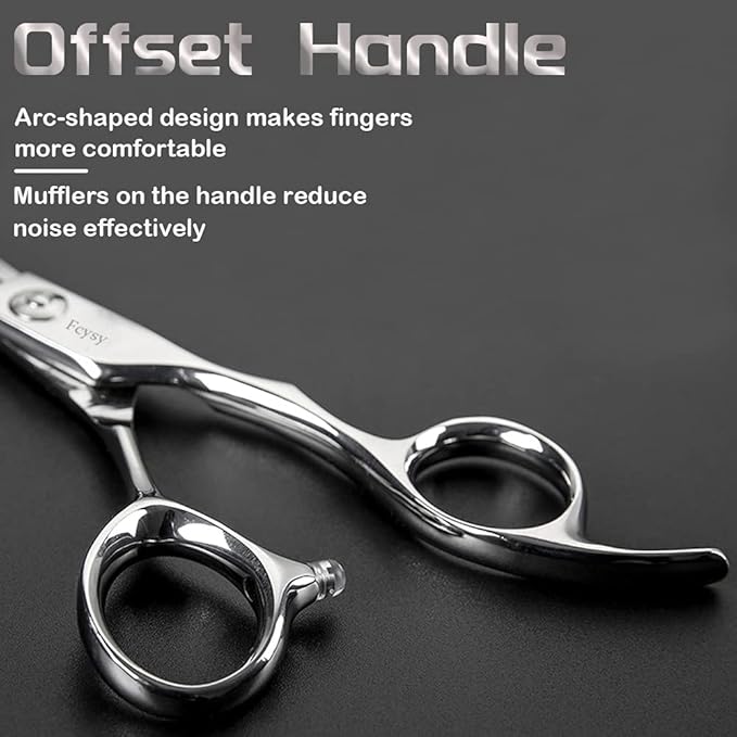 Thinning Shears for Hair Cutting, Fcysy Professional 6 in Seamless Hair Thinning Scissors, Barber Texturizing Shears Blending Scissors for Trimming Hair with 10–15% Thinning Rate