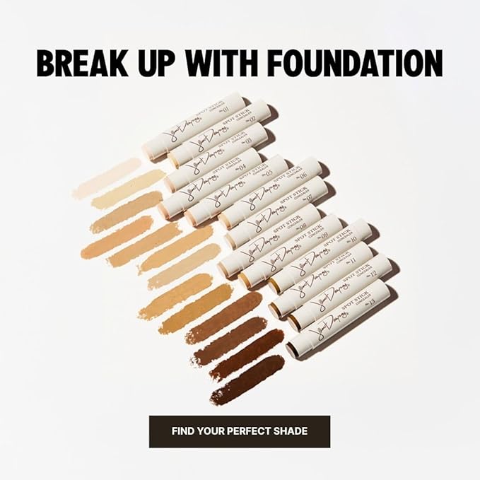 Jillian Dempsey Spot Stick Concealer | Easy Blending Matte Concealer for Blemishes & Uneven Skin Tones | Shade No. 13: Deep with Plum Undertones