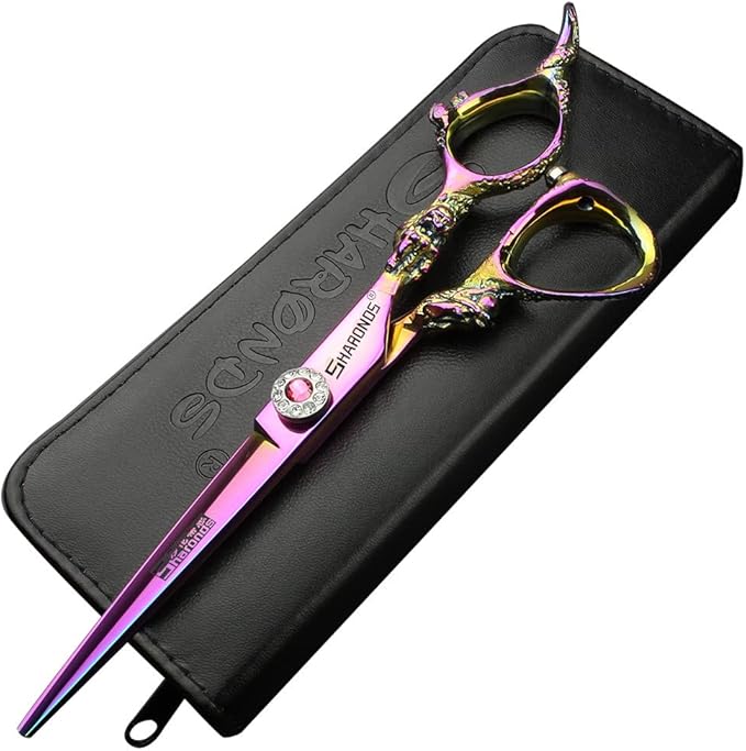 Hair Cutting Scissors Shears Professional Barber 6 inch Hairdressing Scissor Home Use for Man Woman Adults Kids