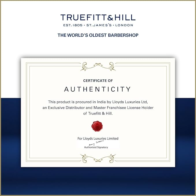 Truefitt & Hill Shaving Cream Tube - 1805 - Premium Glycerin-Based Lather, Smooth Glide, and Hydration for a Luxurious Shave - 2.65 oz