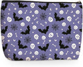 Halloween Themed Makeup Bag, Large Capacity Travel Makeup Case Cosmetic Bags for Women, Portable Pouch Purse Travel Essentials Toiletries Accessories, Halloween Gifts for Women