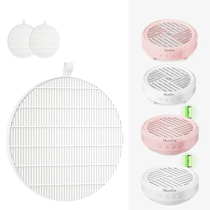 MelodySusie SProR Nail Dust Collector Replacement Filter,2 Pack Reusable Dust Filter for MelodySusie SProR Nail Dust Vacuum Fan Collector Extractor Electric Dust Suction Machine