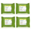 Epielle Micellar Makeup Remover Wipes, Gentle & Hydrating Daily Facial Cleanser Towelettes, Remove Dirt, Oil, Waterproof Mascara, Hypoallergenic & Alcohol-Free, 30 Count (Pack of 4)