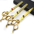 Hairdressing Scissors 6/7/8/9 Professional and Efficient Scissors (7-Inch 3-Piece Set)