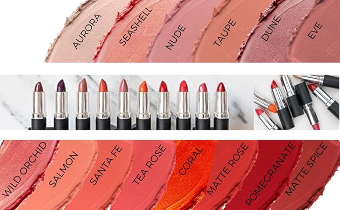 Gabriel Cosmetics Lipstick (Soft Berry - Rosy Nude/Cool Creme)