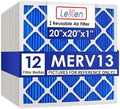LEKEN 20x20x1 AC Furnace HVAC Filter Reusable Electrostatic Filters MERV 13 by LEKEN