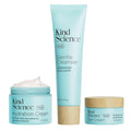 Kind Science 3-Piece Skin Care Set, Gentle Cleanser, Hydration Cream, Eye Cream - Essential Anti Aging Trio - Anti Aging Skin Care Set for Women - Paraben, Dye & Fragrance Free, Cruelty Free