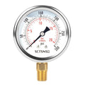 2-1/2" Dial Size, 0-300 Psi Pressure Gauge, Glycerin Liquid Filled, 1/4" NPT by SCTSNSR