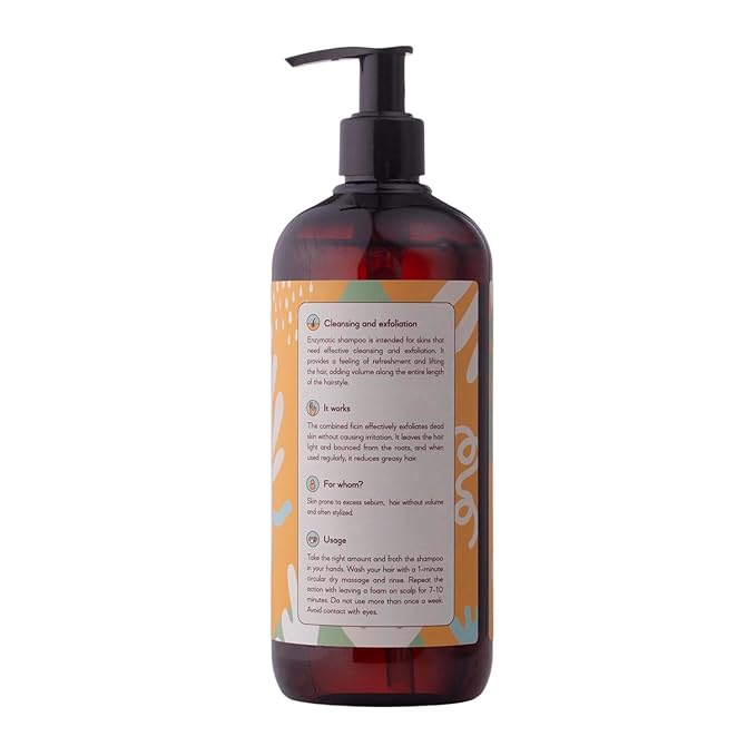 HairTry Date With Exfoliate – Multi-Function Enzymatic Exfoliating Shampoo with Ficin – For Deep Cleansing & Refreshing of the Scalp – Net 17.59 Fl. Oz/ 500 ml