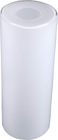 GoLucky White Cylinder Opal White Glass Shade Accessory Glass Lamp Fixture by Unknown