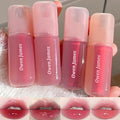 4Pcs Hydrating Lip Gloss Set,High Shine Glass Finish Korean Lip Glaze,Lip Moisturizing Plumping Lipgloss,Moisturizing Water Mirror Liquid Lipstick,Long-lasting Natural Makeup
