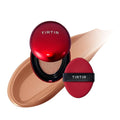[*Mini Size*] TIRTIR Mask Fit Red Cushion Foundation | Full coverage, Weightless, Skin fit, Satin Glow Finish, Korean Makeup BB Foundation, beauty, Tattoo cover up, Buildable (#34C Amber, 0.15 Fl Oz)