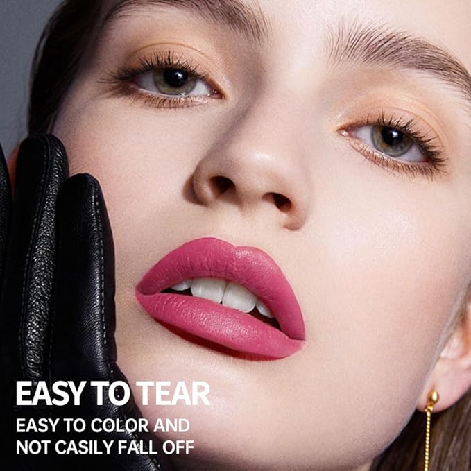 Peel off Lip Stain Masque - Lip Liner Peel Off Lip Stain Tattoo, All Day Peel-Off Lip Tint,Long Lasting Waterproof Transfer-proof Lip Mask Peel Off Lip Gloss,Stay Lip Makeup C01#