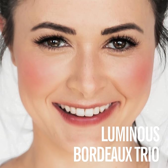 KIMUSE Multi Stick Trio Face Makeup, Cream Blush Stick for Cheeks & Lips, Contour Stick & Highlighter Makeup Sticks for All Skin