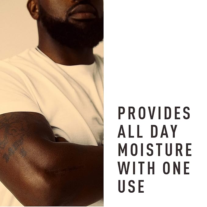 Bevel All Day Body Lotion for Men with Shea Butter and Argan Oil, Lightweight Formula Softens and Smoothes Skin, 16 Oz (Packaging May Vary)